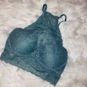 NWT Victoria’s Secret Pink Blue Lace Bralette